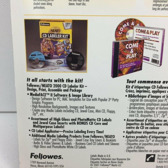 Fellowes Neato 20 Photo Quality White Matte Finish - Picture 7 of 7